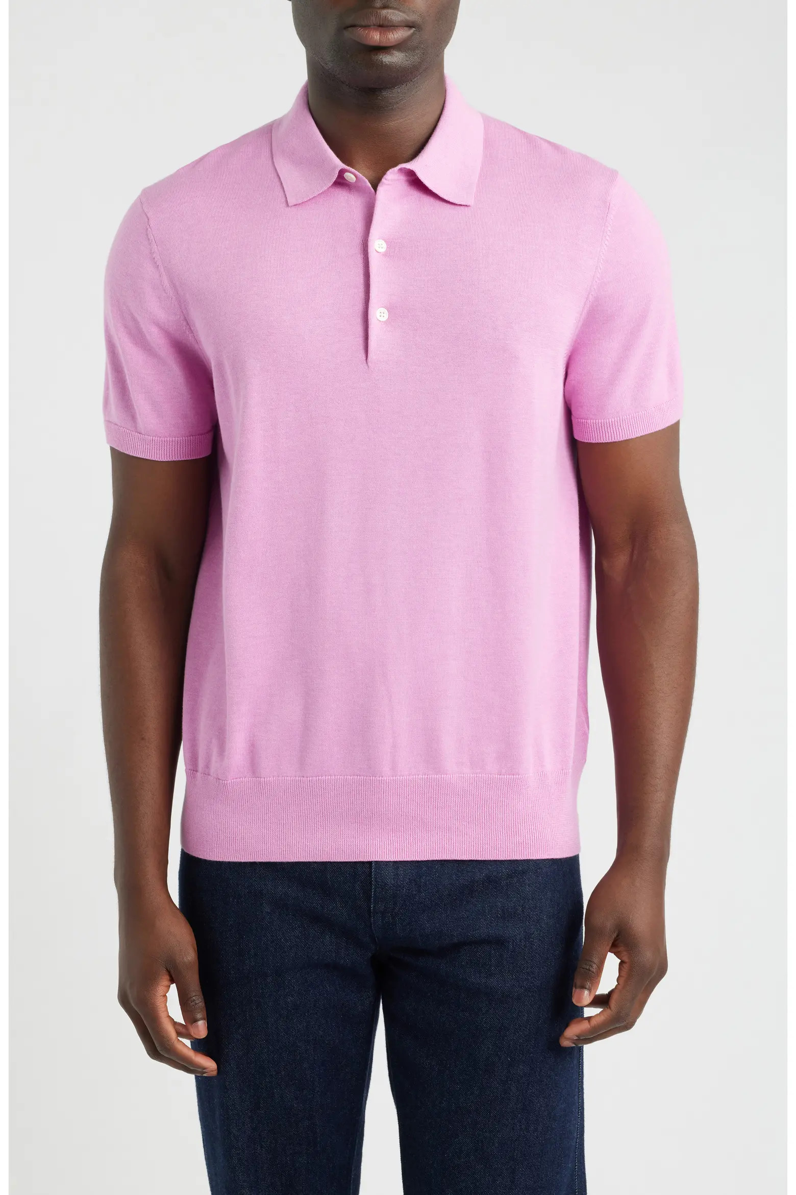Supima® Cotton Polo Sweater (Men) | Nordstrom | Nordstrom