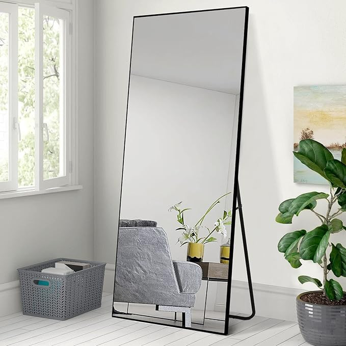 MIRUO Large Full Length Mirror Oversized Floor Length Dressing Mirror Rectangle Bedroom Leaning M... | Amazon (US)