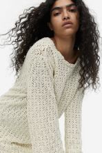 Crochet-look mini dress | H&M (UK, MY, IN, SG, PH, TW, HK)
