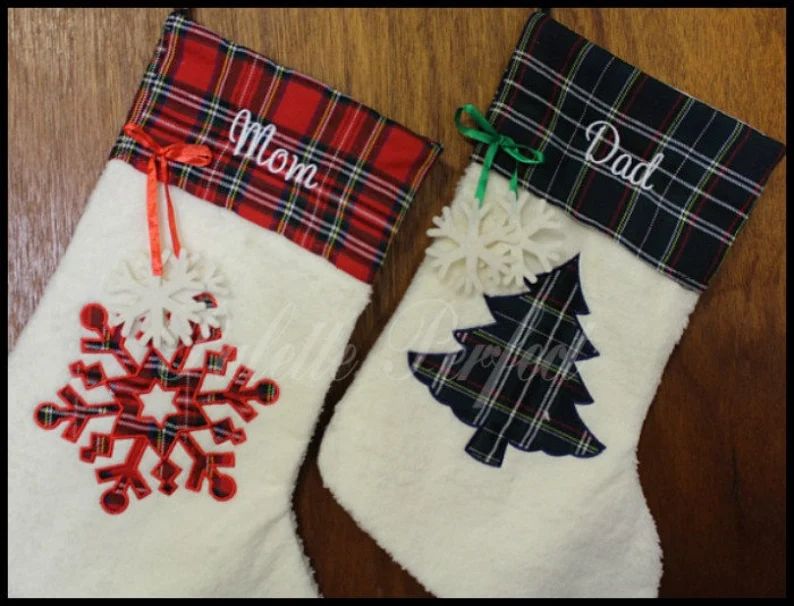 Personalized Christmas Stockings, gift for Family and pets. | Etsy (US)