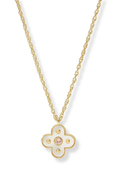 Julie Vos Colette Delicate Champagne Necklace | The Willow Tree