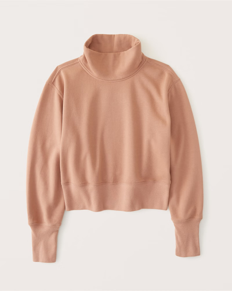 Wedge Turtleneck Sweatshirt | Abercrombie & Fitch (US)