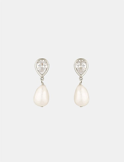 Saint Valentine Eros Pearl Drop Earrings | David Jones | David Jones (Australia & New Zealand)