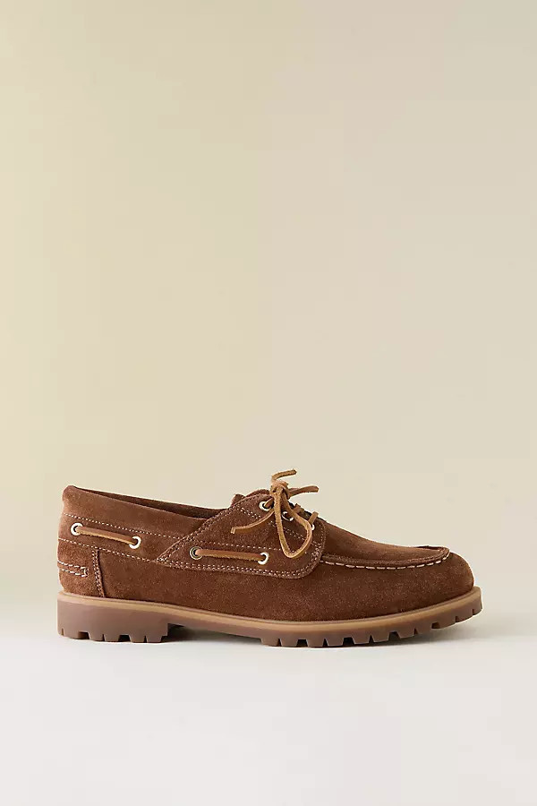 Vagabond Joslyn Suede Boat Shoes | Anthropologie (UK)