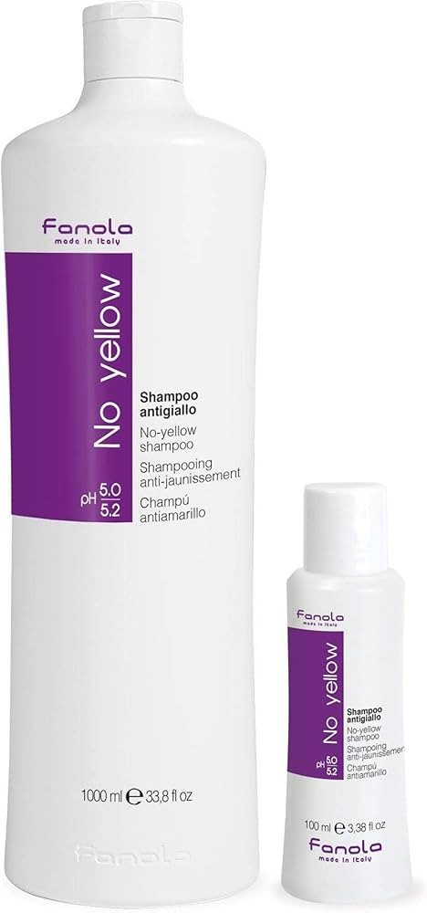 Fanola No Yellow Shampoo, 1000 ml with Free Travel Size | Amazon (US)