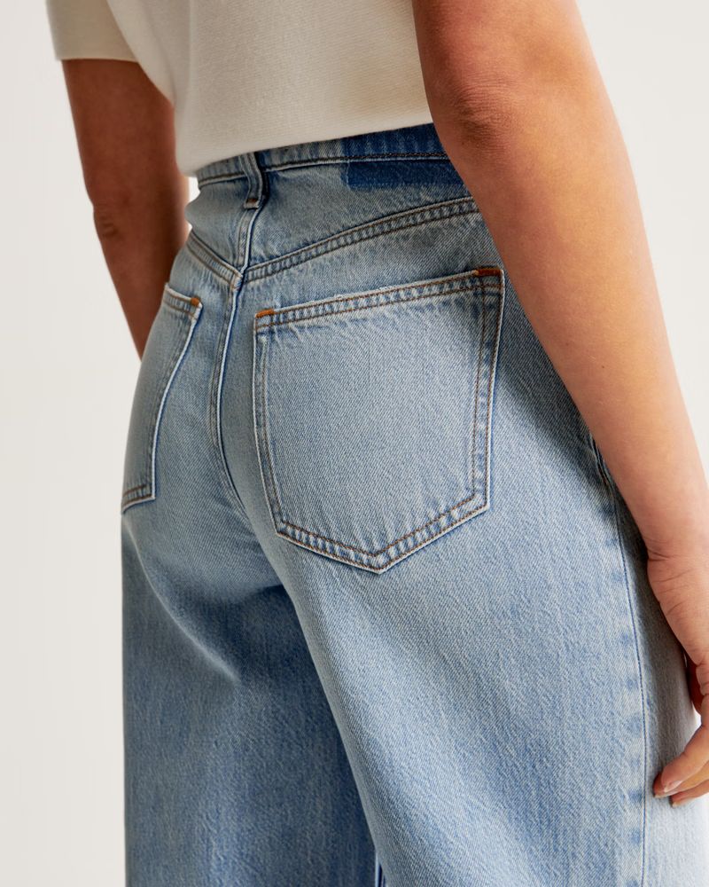 High Rise Wide Leg Jean | Abercrombie & Fitch (US)