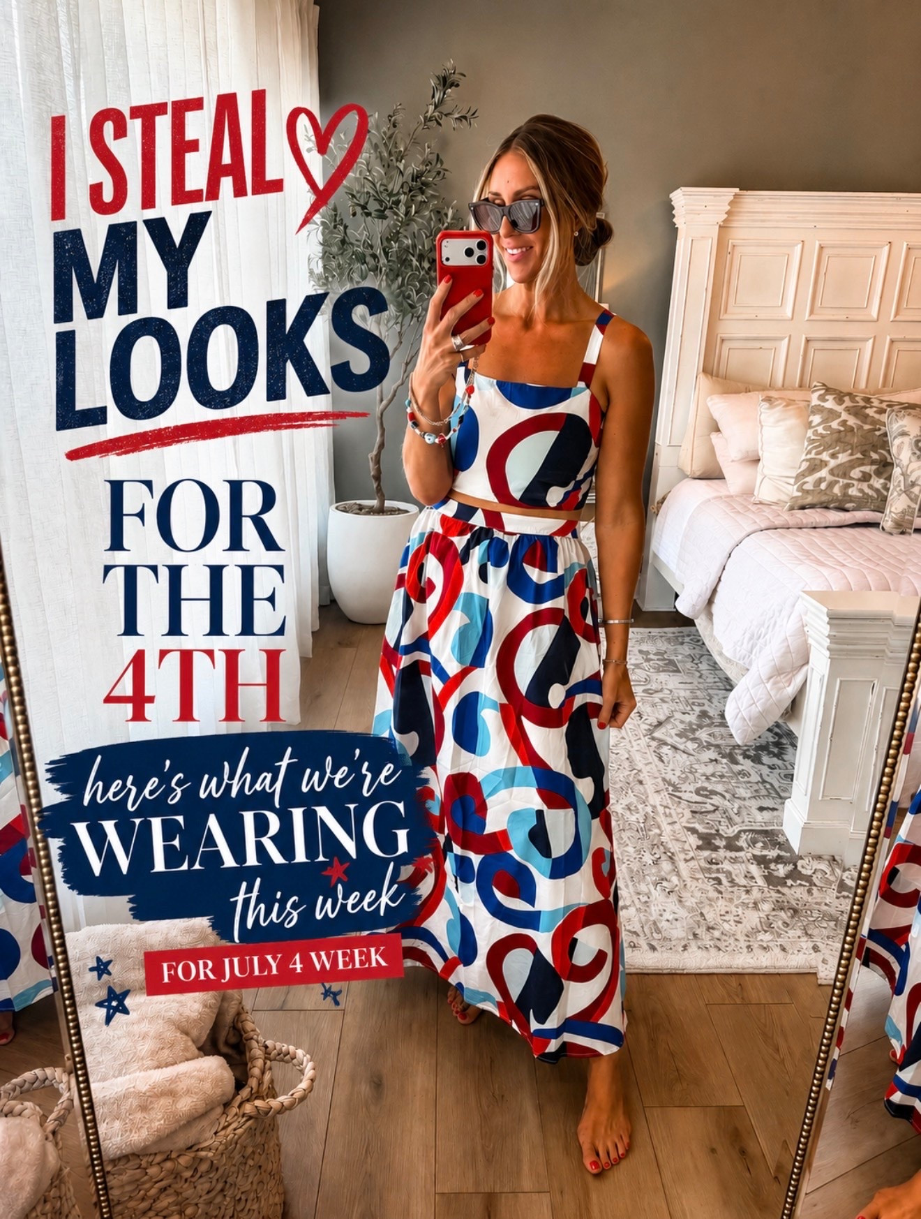 Heres what we are wearing this week for July 4 week🇺🇸🇺🇸🇺🇸🇺🇸🇺🇸🇺🇸‼️‼️

#LTKootd #LTKOver40 #LTKgrwm