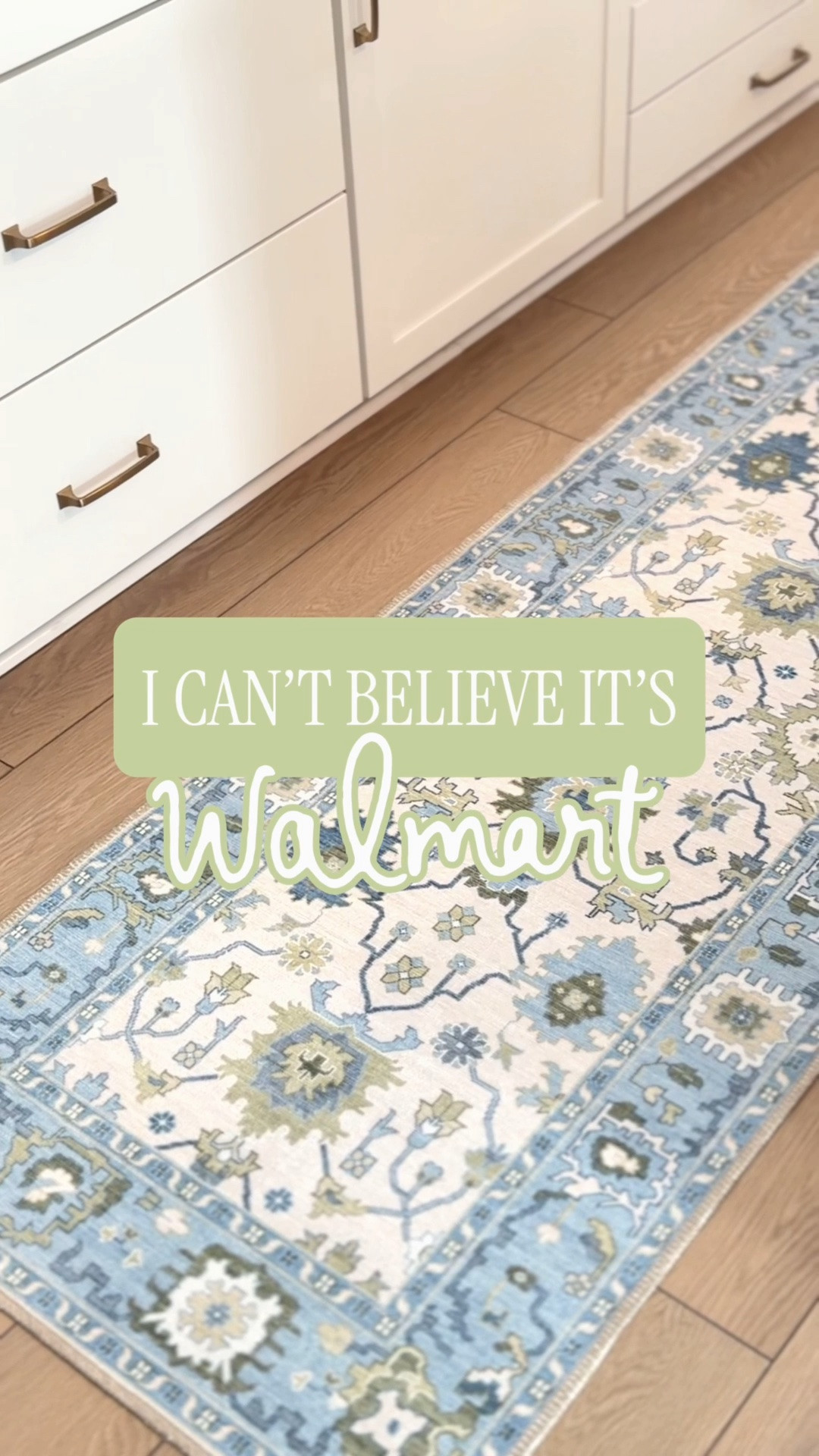 This new machine washable oushak style rug from Walmart is SO GOOD!!

Walmart rug, my Texas house rug, blue and green rug, washable rug, kitchen rug, kitchen runner, Walmart home @Walmart

#LTKHome