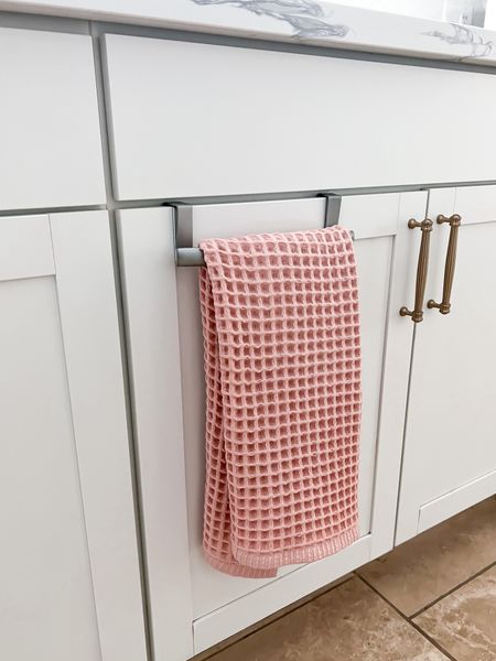 Target home finds waffle hand towel
Amazon home finds over the cabinet towel rack