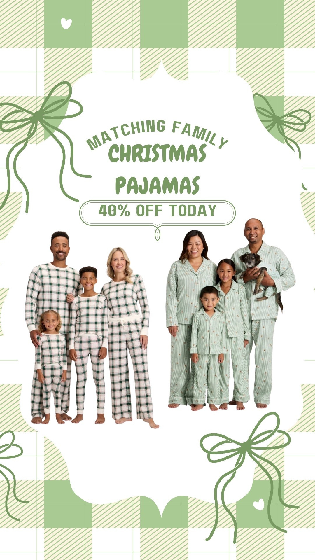 @target circle deal 
🚨 40% off matching family Christmas pajamas. The gingerbread print is my favorite. 💚 🎄 

#ltkkids #ltkgiftguide #christmas #pjs #jammies 

#LTKFamily #LTKSaleAlert #LTKHoliday