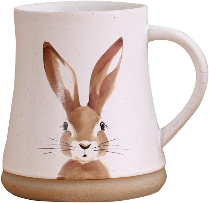 Ceramic Mug, 13.6 Oz Large Ceramic Coffee Mug, Clay Coffee Mug, Ceramic Tea Cup, Dishwasher and M... | Amazon (US)