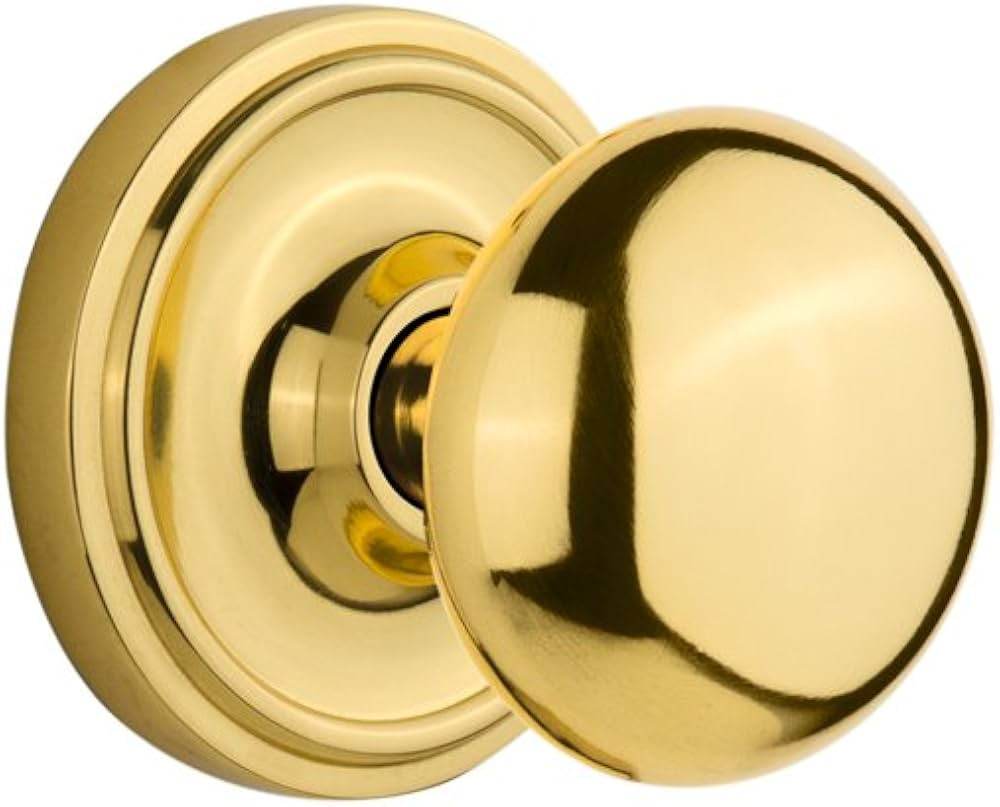 Nostalgic Warehouse Classic Rosette with New York Round Door Knob | Amazon (US)