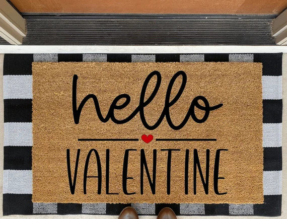 Hello Valentine Cute Valentine's Day Décor Valentine | Etsy | Etsy (US)
