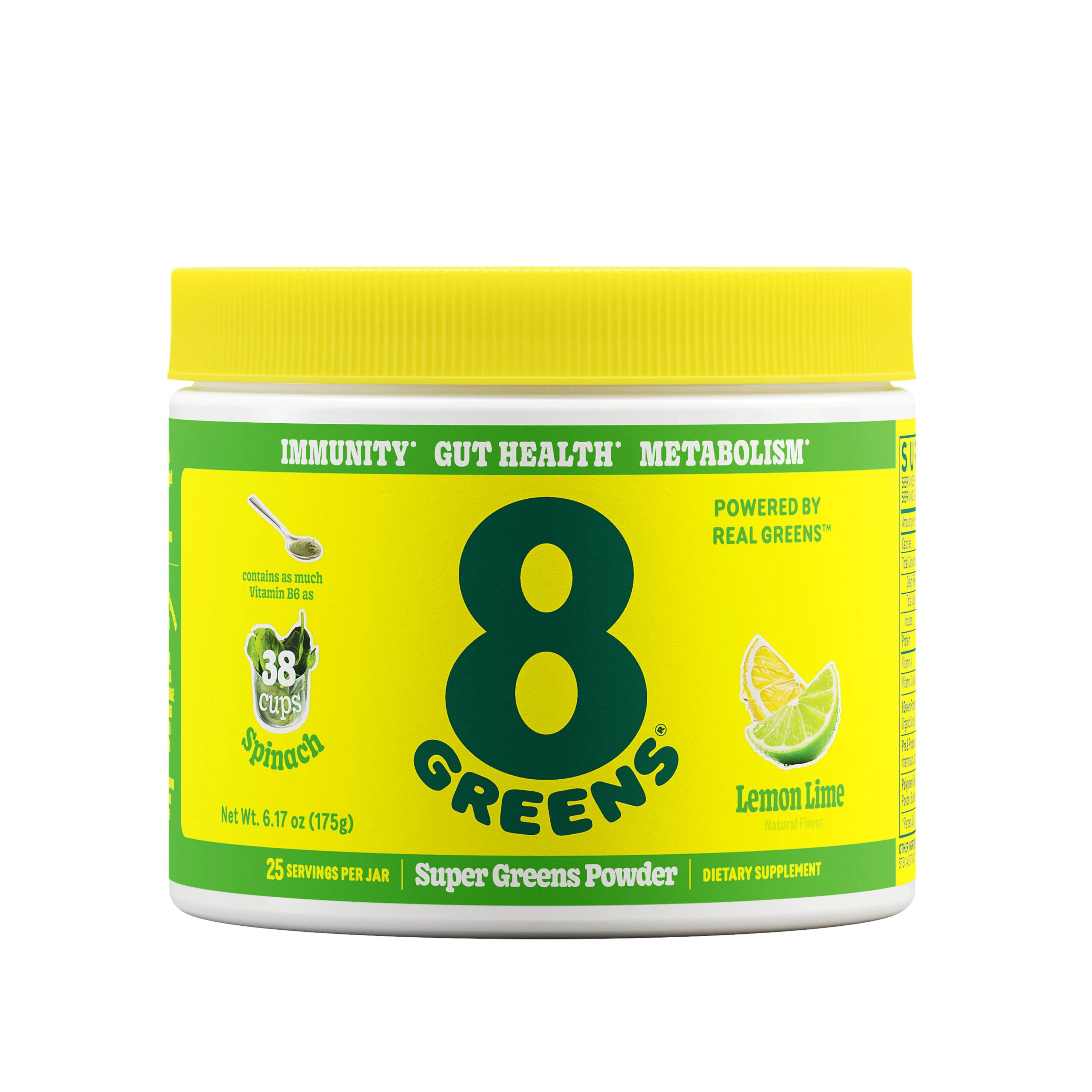 Super Greens Powder Tub - Lemon Lime | Grove