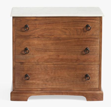 Classic,  modified Bombay chest, marble top Bedroom night stand from Pottery Barn

#LTKHome