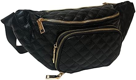 Snack Bish Diaper Bag Fanny Pack with Bottle Organizer and Portable Changing Pad and Baby Wipe Di... | Amazon (US)