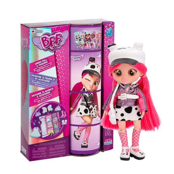 Cry Babies BFF Dotty Fashion Doll with 9+ Surprises | Target