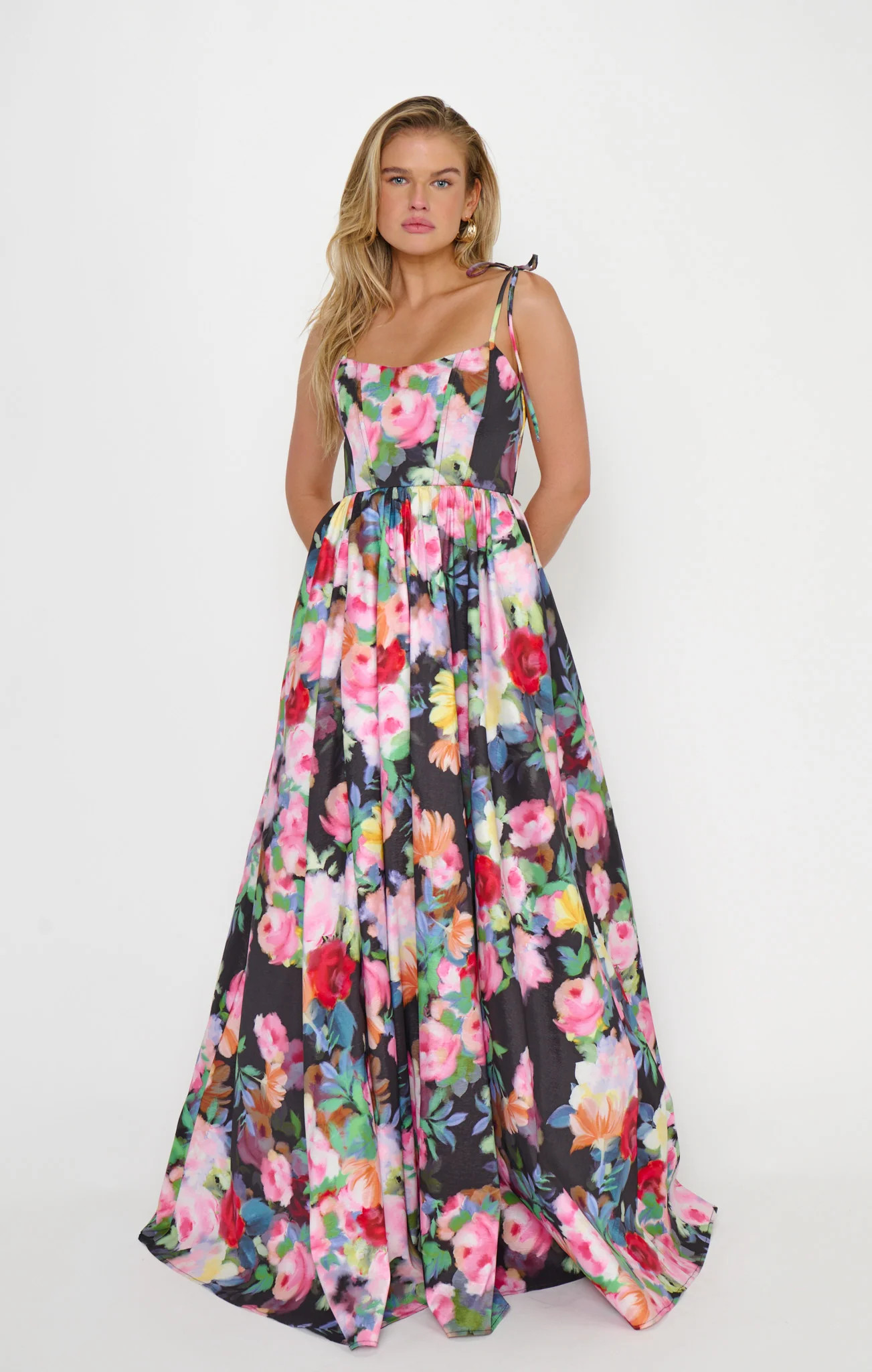 Juliet Maxi Dress ~ Moonlit Garden Gala Taffeta | Show Me Your Mumu