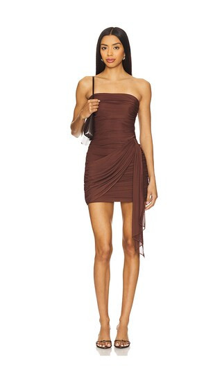 Amanda Uprichard x REVOLVE Anja Dress in Brown. - size S | Revolve Clothing (Global)