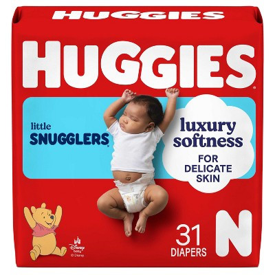 Huggies Little Snugglers Gentle Protection Diapers - Newborn - 31ct | Target