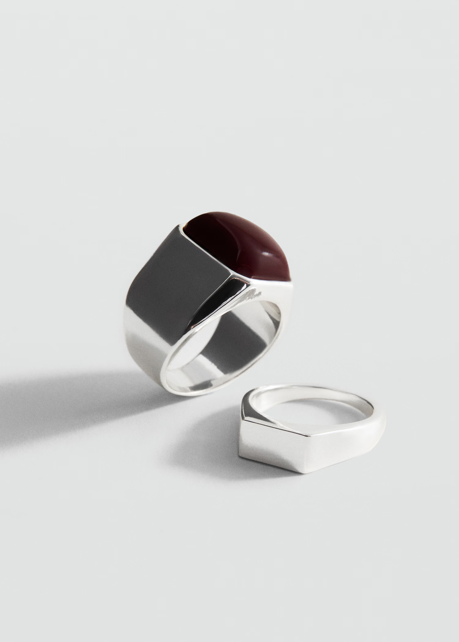 Set of 2 combined resin rings | Mango (US/MX/AU)