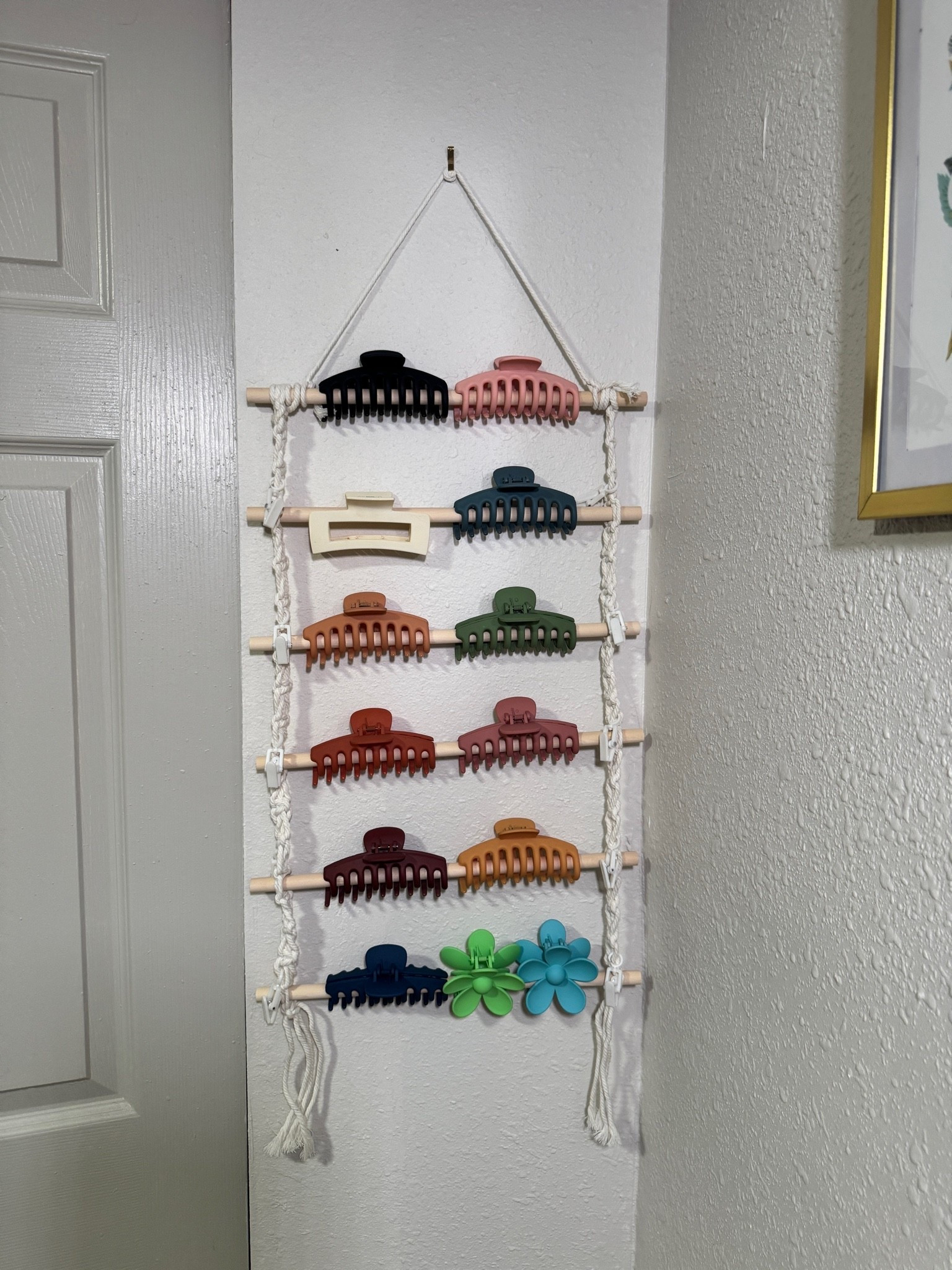 Hair clip organization with Macrame vibes 😍

#LTKdayinmylife #LTKHome #LTKBeauty