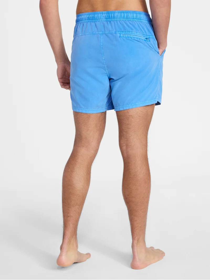 No Boundaries Washed Swim Trunks, 6" Inseam, Men's S-3XL | Walmart (US)