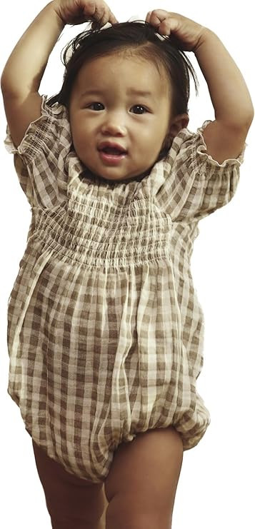 NOTHING FITS BUT Baby’s Classic Cotton Muslin Onesie, Hana Kid’s Dress, Infant’s Casual Bod... | Amazon (US)