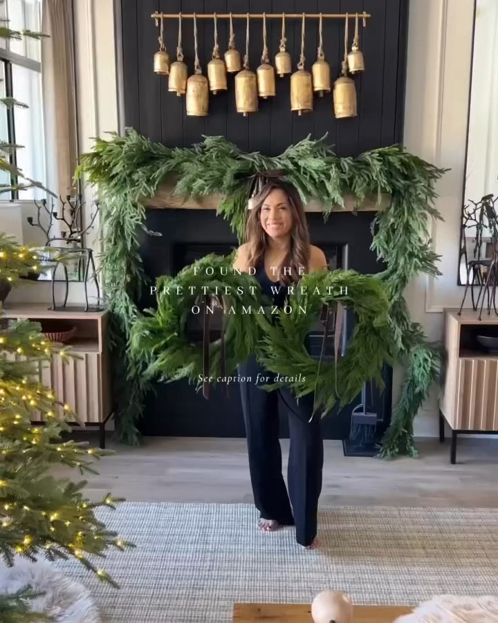 Found the prettiest wreath on amazon. Holiday decor 

#LTKSaleAlert #LTKFindsUnder100 #LTKFindsUnder50