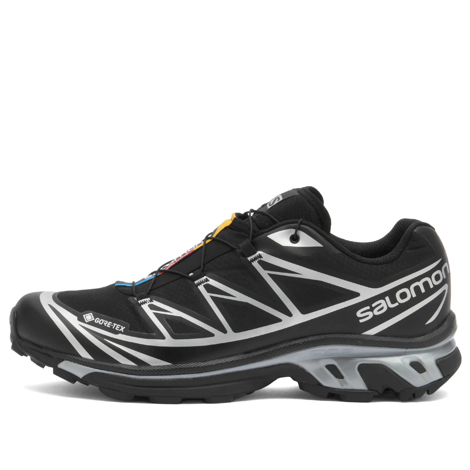 Salomon XT-6 GTX Sneakers in Black/Ftw Silver, Size UK 6.5 | END. Clothing