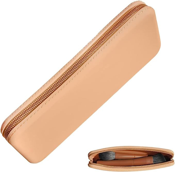 brush bubble Makeup brush travel case zippered pouch, silicone makeup brush holder travel, storag... | Amazon (US)
