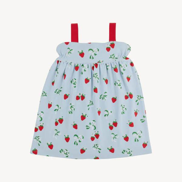 Millie Day Dress - Bow and Berry with Richmond Red & Worth Avenue Whit | The Beaufort Bonnet Company
