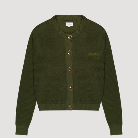 Mother Cardigan - Olive Green | EllandEmm