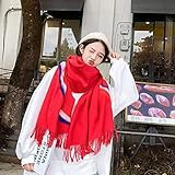 All Match Autumn & Winter Korean Female Winter Warm Cashmere Scarves Shawl Scarf Rainbow Stripes, ho | Amazon (US)