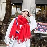 All Match Autumn & Winter Korean Female Winter Warm Cashmere Scarves Shawl Scarf Rainbow Stripes, ho | Amazon (US)