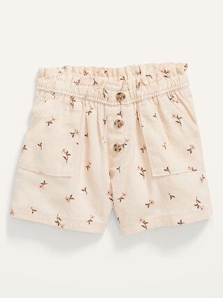 Linen-Blend Pull-On Utility Shorts for Baby | Old Navy (US)