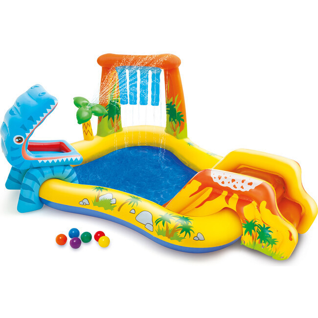 Dinosaur Play Center Inflatable Kiddie Swimming Pool | Maisonette