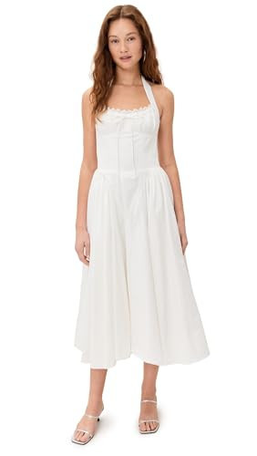 Line & Dot Women's Abbot Dress, White, M | Amazon (US)