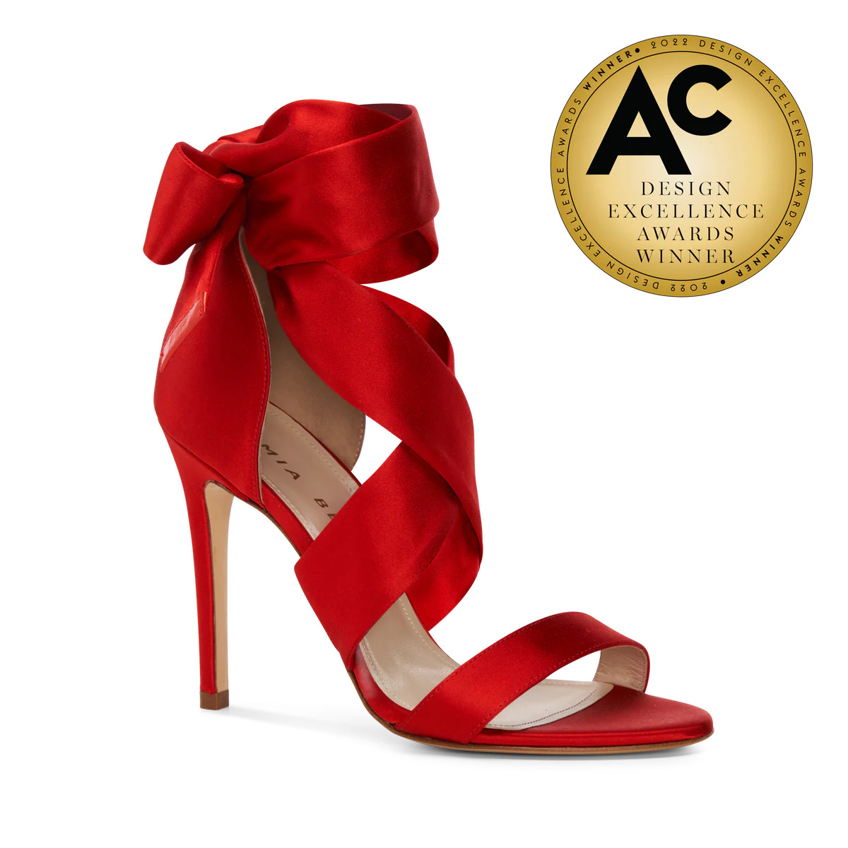 Allie Satin Lace-up Sandal 105 | Mia Becar