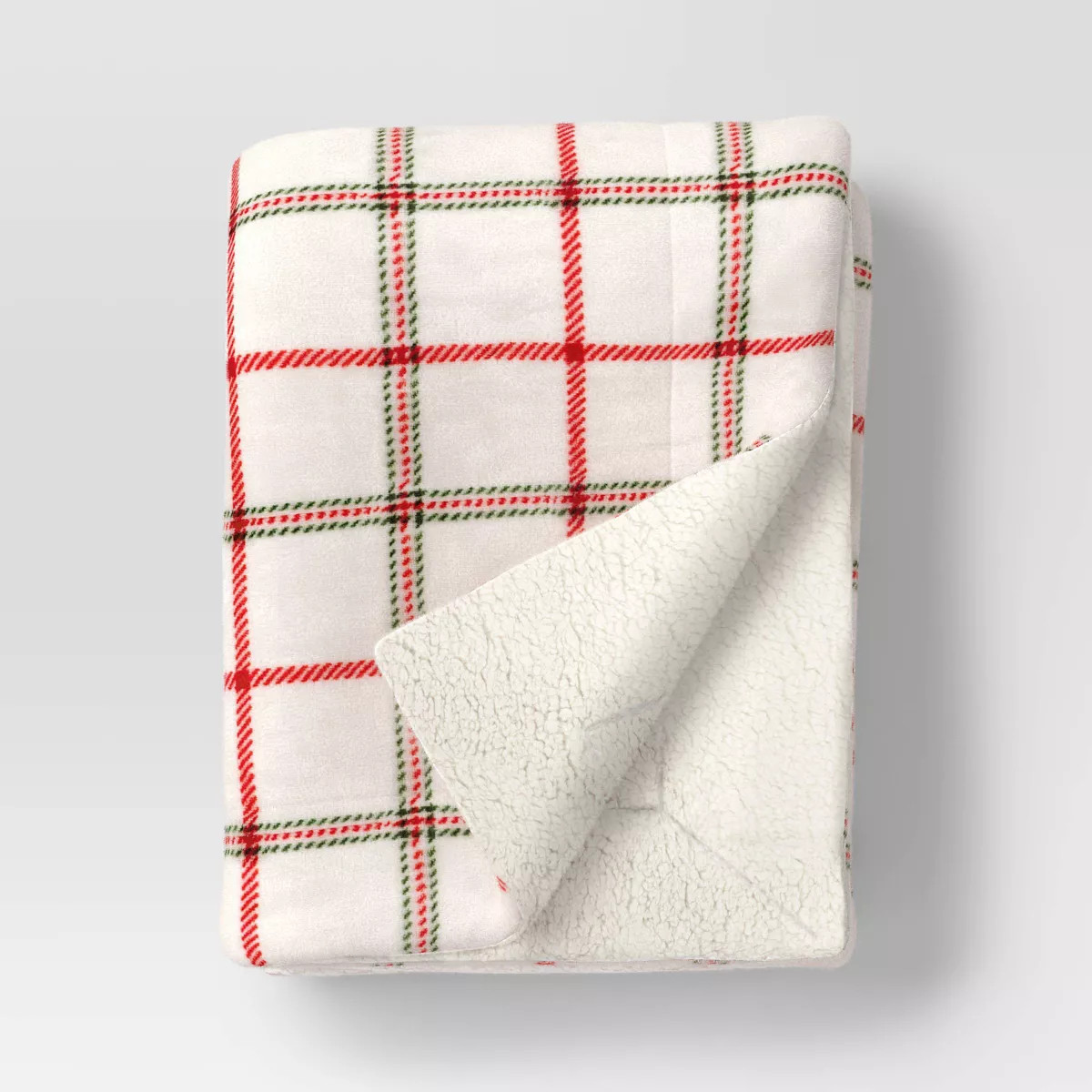 Plush Throw Blanket Faux Shearling Reverse - Threshold™ | Target