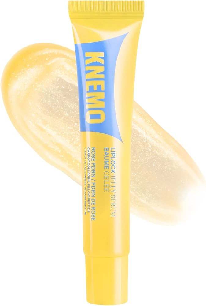 KNEMO LipLock Jelly Serum for Dry Lips, Long-Lasting Hydration & Plumping Gloss with Rose PDRN, C... | Amazon (US)