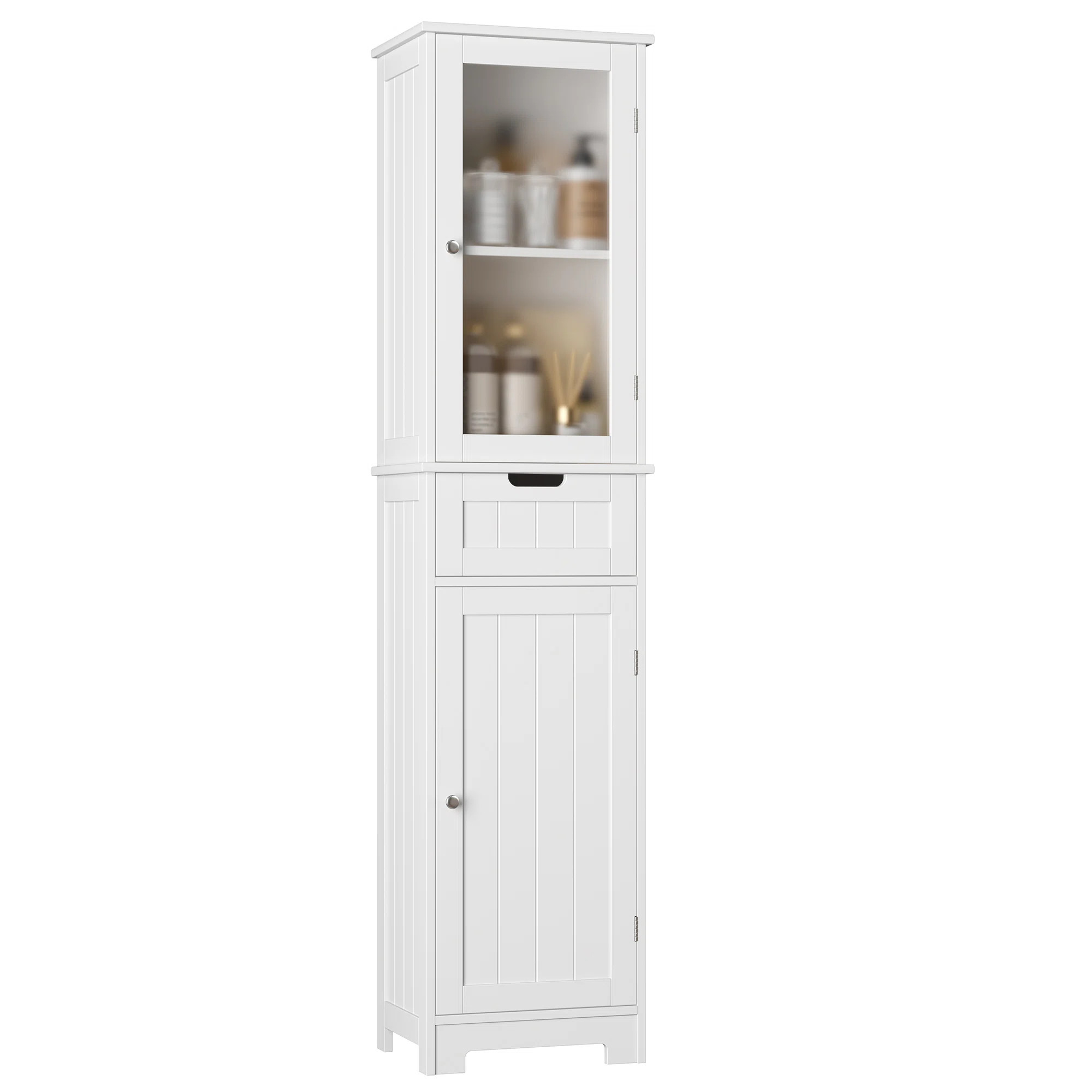 Olvera Freestanding Linen Cabinet | Wayfair North America