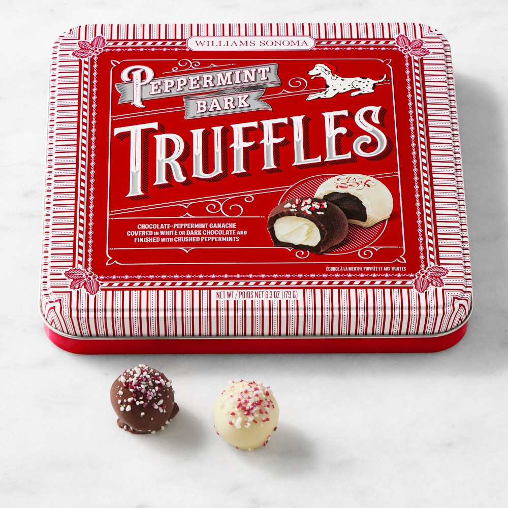 Williams Sonoma Peppermint Bark Truffles | Williams-Sonoma
