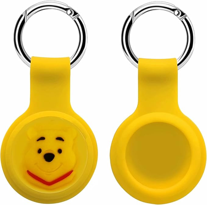 Silicone Protective Airtags Case, 3D Pattern Keychain Anti-Loss Design8 | Amazon (US)