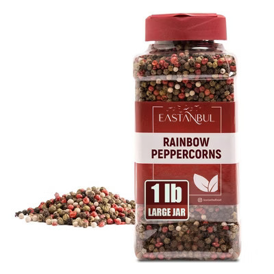 Eastanbul Whole Rainbow Peppercorns for Grinder, Assorted Pepper, Mixed 1lb | Target