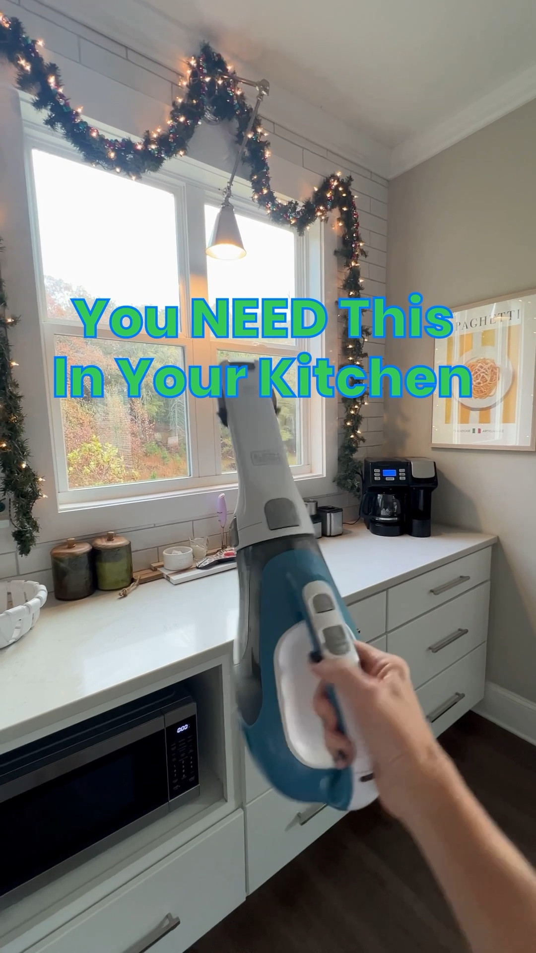 I use this powerful mini vacuum about as much as my microwave and coffee makeup! I store this in a corner w/a plug 🔌 in my kitchen, and use it DAILY. Gets up crumbs so easily even the kids will use it. 

#LTKFindsUnder100 #LTKHome #LTKGiftGuide