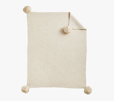 Bobble Pom-Pom Baby Blanket | Pottery Barn Kids