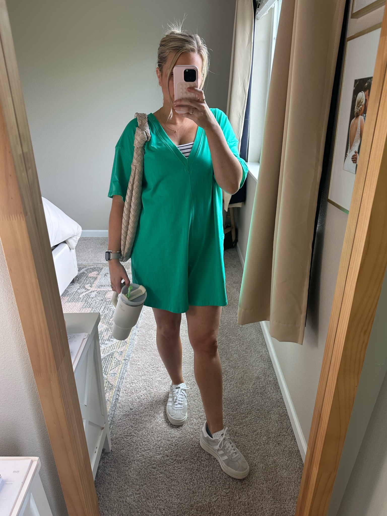 day 6 of summer mom outfits you’ll actually wear 

jumpsuit runs tts (wearing a small) 
bag is $ but my go to mom bag. Fits so much! 

#LTKFindsUnder100 #LTKSeasonal #LTKStyleTip