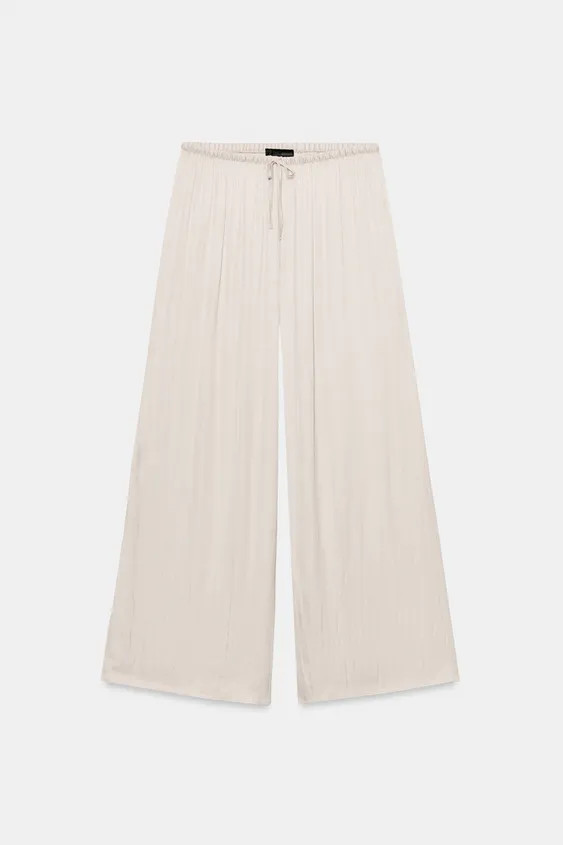 FLOWING PALAZZO TROUSERS | Zara US
