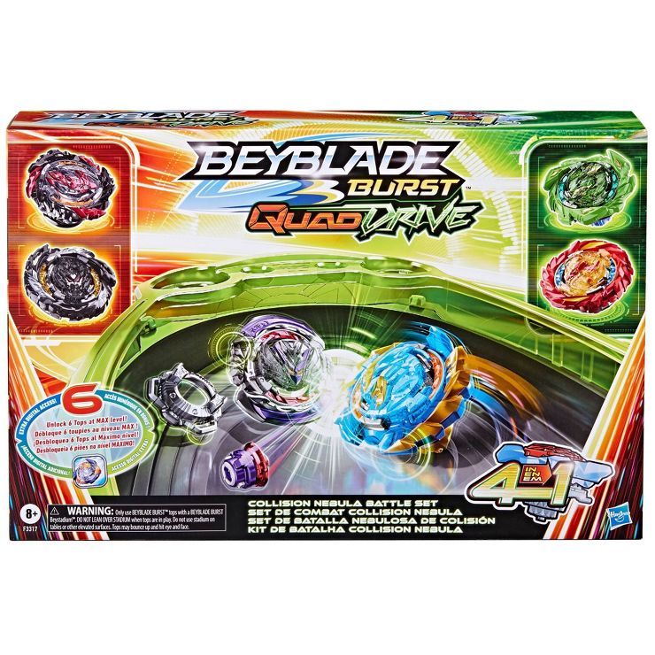 Beyblade Burst QuadDrive Collision Nebula Beyblade Stadium Battle Set (Target Exclusive) | Target